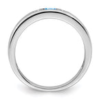 14K White Gold Family Jewelry Diamond Semi-Set Ring