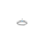 14K White Gold Family Jewelry Diamond Semi-Set Ring