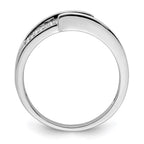14K White Gold Family Jewelry Diamond Semi-Set Ring
