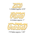 14k Yellow Gold Polished Heart Name Plate