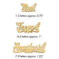 14k Yellow Gold Polished Heart Name Plate
