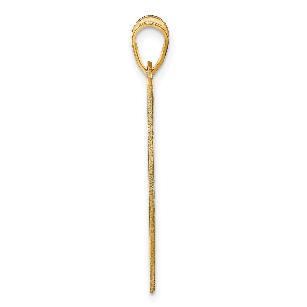 Sterling Silver/Gold-plated Large Monogram Heart Pendant