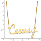 14k Yellow Gold Signature Necklace