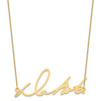 14k Yellow Gold Signature Necklace