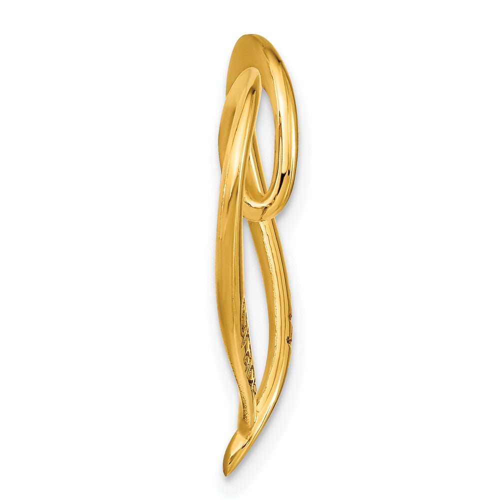 Sterling Silver/Gold-plated Personalized Antiqued Heart Slide