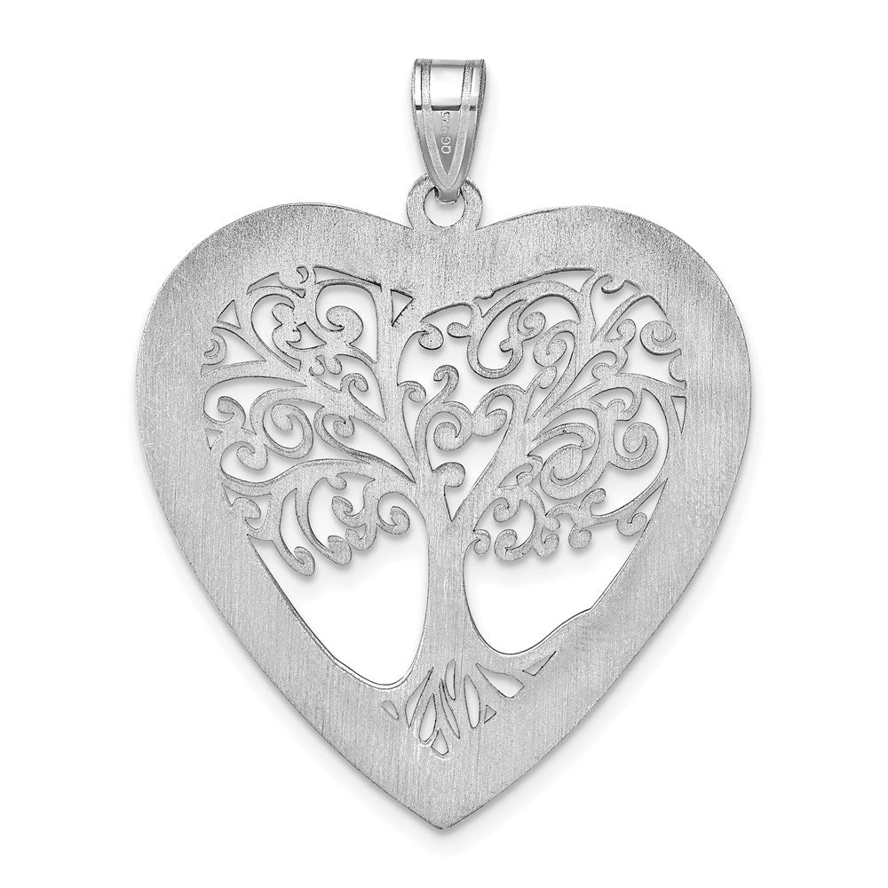 14KW Heart Family Tree Pendant