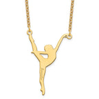 Sterling Silver/Gold-plated Personalized Dancer Necklace