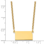 Sterling Silver/Gold-plated Kansas State Necklace