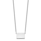 14KW Wyoming State Necklace