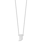 14KW Indiana State Necklace