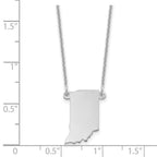 14KW Indiana State Necklace
