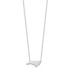 14KW North Carolina State Necklace