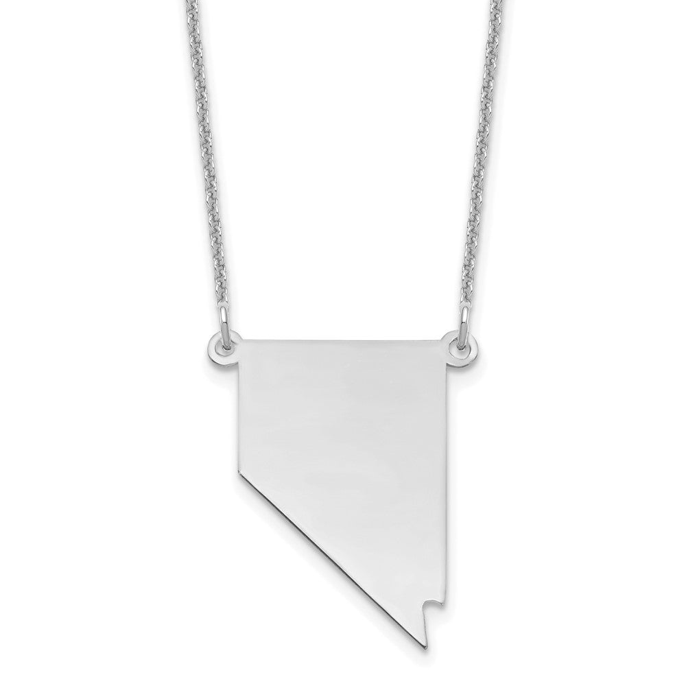 14KW Nevada State Necklace