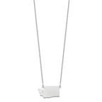 14KW Washington State Necklace