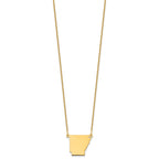14KY Arkansas State Necklace