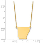 14KY Arkansas State Necklace