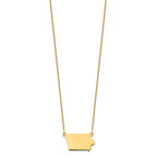 14KY Iowa State Necklace