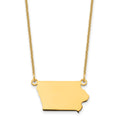 14KY Iowa State Necklace