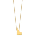 14KY Idaho State Necklace