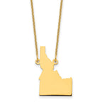 14KY Idaho State Necklace