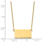 14KY Kansas State Necklace