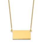 14KY Kansas State Necklace