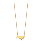 14KY North Carolina State Necklace