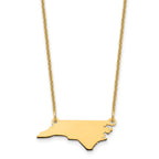 14KY North Carolina State Necklace