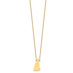 14KY New Hampshire State Necklace