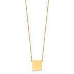 14KY New Mexico State Necklace