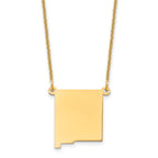 14KY New Mexico State Necklace