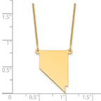 14KY Nevada State Necklace