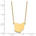 14KY Ohio State Necklace