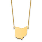14KY Ohio State Necklace