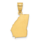 14KY Georgia State Pendant