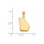 14KY Georgia State Pendant