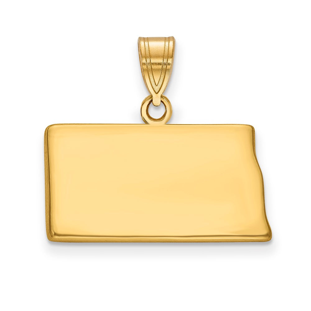 14KY North Dakota State Pendant
