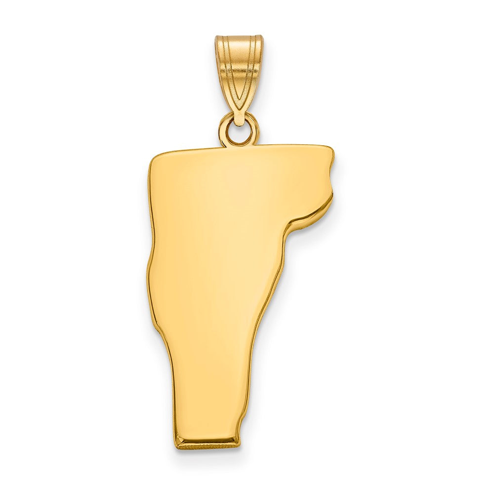 14KY Vermont State Pendant