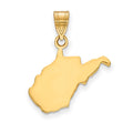 14KY West Virginia State Pendant