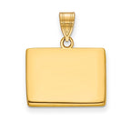 14KY Wyoming State Pendant