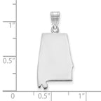 14KW Alabama State Pendant