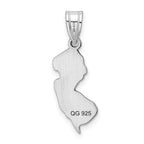 14KW New Jersey State Pendant
