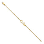 Sterling Silver/Gold-plated Signature Bracelet