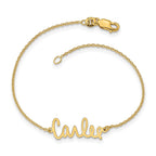 Sterling Silver/Gold-plated Signature Bracelet