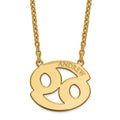 Gold Plated Sterling Silver Cancer Zodiac Necklace