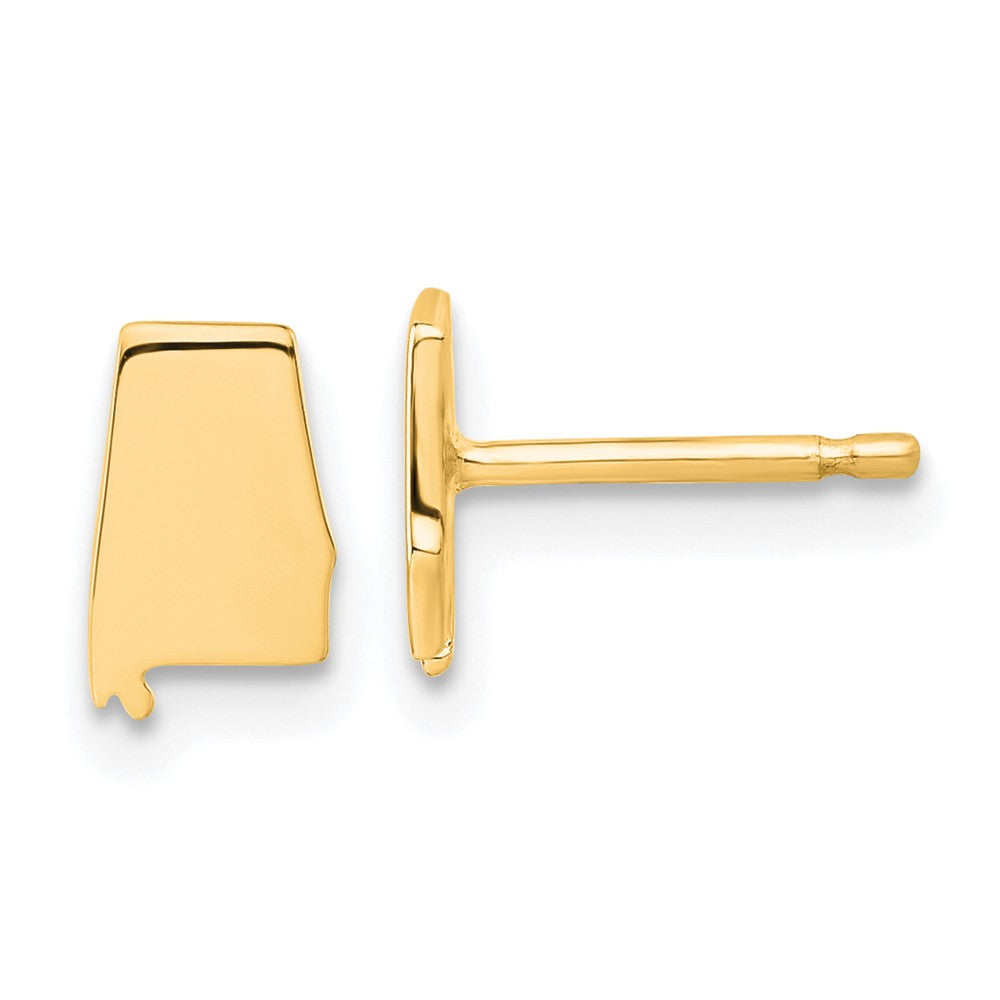 14KY Alabama State Earrings