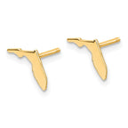 14KY Florida State Earrings