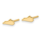 14KY Kentucky State Earrings