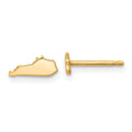 14KY Kentucky State Earrings