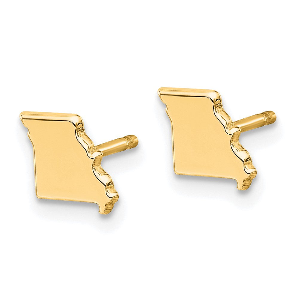 14KY Missouri State Earrings